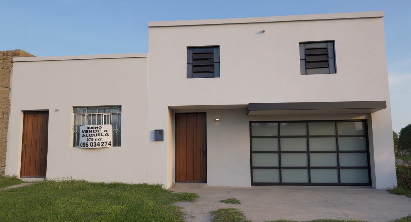 Imagen ilustrativa — fachada actual con potencial de mejora estética